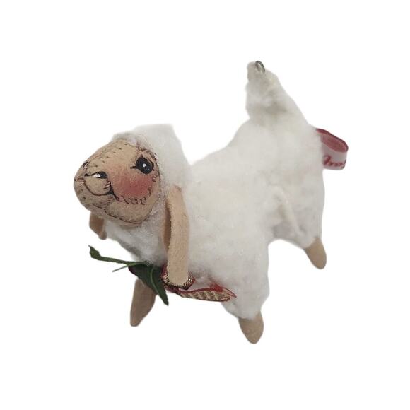 VTG ANNALEE MOBILITEE LAMB SHEEP CHRISTMAS ORNAMENT NATIVITY MANGER ANIMAL FARM - Picture 1 of 6